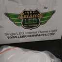 12v 24 Cool White LED Interior Dome Lamp with Switch with Frosted Lens, Pack of 4