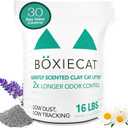 Boxiecat Gently Scented Premium Clumping Clay Cat Litter-16-Pounds