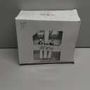 WDF 180 Pieces Silver Plastic Silverware - Silver Plastic Cutlery - Fancy Plastic Silverware Heavy Duty - 60 Forks 60 Knives 60 Spoons - Disposable Plastic Utensils Perfect for Party Wedding