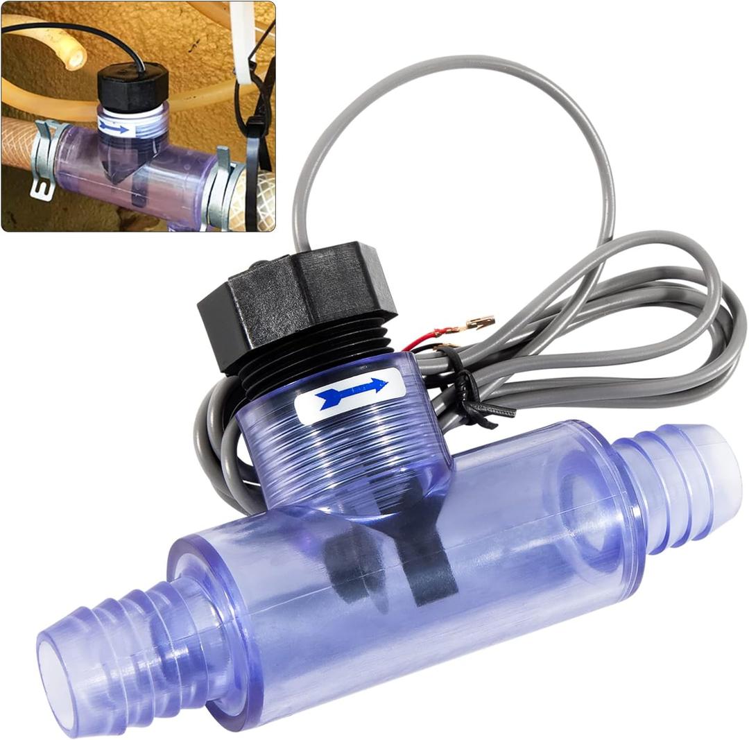 Sunluway 6560-857 Flow Switch Replacement Part Kit for Sundance Spas Heater with Transparent Tee Fitting, Complete Assembly Flow Switch Replaces