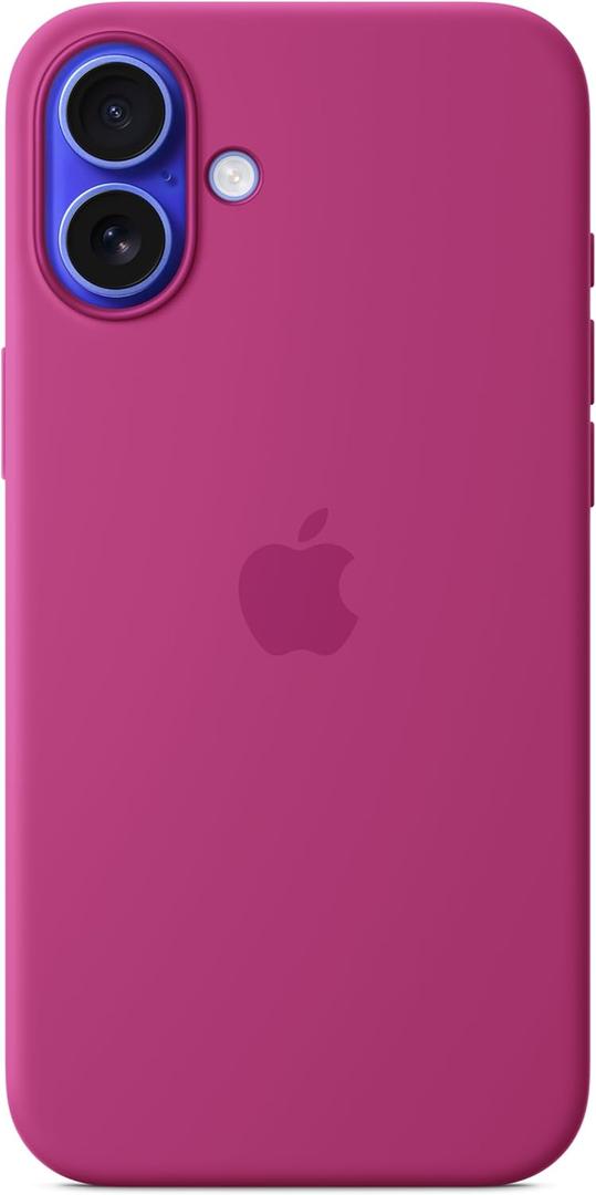 Apple iPhone 16 Plus Silicone Case with MagSafe and Camera Control - Fuchsia