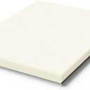 Zayton, 3-Inch High Density Medium Firm Foam Mattress Topper, CertiPUR-US Certified for Superior Comfort and Support, Twin, White