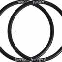 Heavy Duty 26 Bike Tubes 26x1.75/2.25 FV48mm Presta Valve 26" Bicycle Tubes ETRTO 45/57-559 Inner Tubes Compatible with 26x1.75 26x1.95 26x2.0 26x2.10 26x2.125 26x2.25 Bike Tire Tubes (2-PCS)