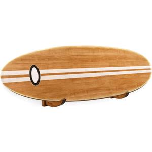Yes4All Wooden Surfboard Wall Mount, Surfboard Holder/ Paddle Board Wall Mount, Paddle Board Wall Rack for Storage, Display and Decoration – Pair (DJ3U)