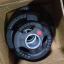 Fitvids 2 Inch Olympic Barbell Weight Plates Set, 255 LB(2.5-45 LB) Barbell Weight Set for Home Gym Strength Training, Rubber Coate Design