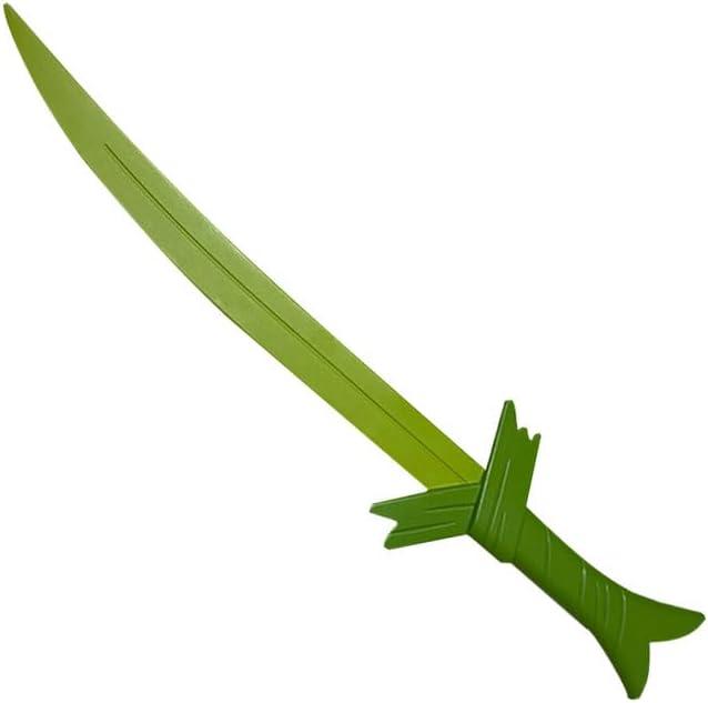 Fantasy PU Foam Sword - Red and Green Scarlet Cosplay Prop - Finn Style for Adventure and Collectible Gift, Small