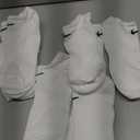 Nike Unisex Everyday Lightweight Training No-Show Socks (6 Pairs), White/Black, Large