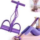 Multifunctional Pedal Resistance Band with Handle,6/8/10 Tubes for All Weights, Upgrade Heavy-Duty Stretch for Full Body Workouts.