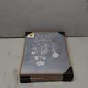 Boho Framed Botanical Wall Art for Bedroom, 4 Piece Vintage Neutral Floral Canvas Painting Prints for Modern Farmhouse, Minimalist Rustic Flower Pictures for Living Room Kitchen Dining Room Home Decor (Simple - Walnut Framed)