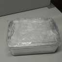 Fridge Organizers and Storage, 6 Pack Clear Freezer Organizer Bins with Lids for Kitchen, Pantry, Refrigerator, Food, Fruit, Vegetable Storage (6 Bins (No Pull-out Drawer))