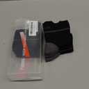 Plantar Fasciitis Sock (6 Pairs) for Men and Women, Compression Foot Sleeves with Arch and Ankle Support (Black, Large)