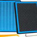 DR3Z19N619A Cabin Air Filter With Activated Carbon For 2015-2022 Ford F150 F250 F350 F450 F550 Super Duty Expedition,Lincoln Navigator, F-150 F-250 F-350 F-450, 2015 2016 2017 2018 2019 2020 2021 2022