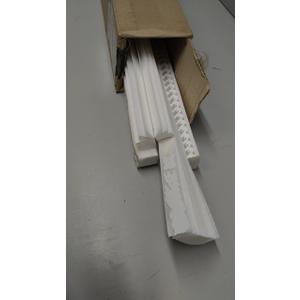 6-Pack Cordless Pleated Light Filtering Window Shade 36 in x 72 in Easy to Cut and Install, White, Paper Blinds with 12 Clips