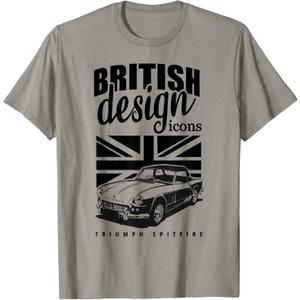 British Classic Car Triumph Spitfire T-Shirt S