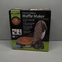 Presto 03510 Ceramic FlipSide Belgian Waffle Maker, Nonstick, Cool Touch Handles, Black
