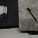 Rest-Eazzzy Cat House for Outdoor Cats, Weatherproof and Insulated Feral Cat House with Mat and Canopy, Easy to Put Together, Selfwarming Cat Shelter for Winter(13 * 13 * 14" Black with Support)