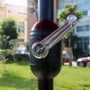 Sunnyglade 9' Patio Umbrella Outdoor Table Umbrella with 8 Sturdy Ribs (Tan), 9 feet diameter, 97.92 inches height
