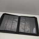 Toploader Binder, 9-Pocket Pages Sleeves Hold up 288 Cards, Toploader Hard Cases,Toploader Card Binder for MTG, TCG, Sport Card, Game Cards, Durable Sleeves for Storage & Display(Black)