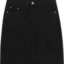 Lexi  Jeans Women's Basic Five-Pocket Rugged Wear Denim Pencil Skirt with Slit 14
