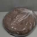 vctops Soft Chair Pads 18 inch Diameter Super Comfy Thicken Solid Color Round Seat Cushion for Kitchen Dining Room Office Chairs (Coffee,18" x 18")