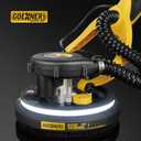 Drywall Sander, 6.5-amp Powerful Electric Drywall Sander with Vacuum, Anto Dust Removal, 7 Variable Speed, 900-1800RPM, Dustless Floor Sander with 26 Power Cord for Popcorn Ceiling
