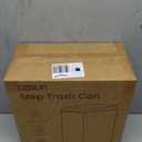 Cesun Small Bathroom Trash Can with Lid Soft Close, Step Pedal, 6 Liter / 1.6 Gallon Stainless Steel Garbage Can with Removable Inner Bucket, Anti-Fingerprint Finish (Matt Black)