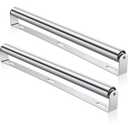 Therwen Boat Trailer Rollers with Brackets, 21'' Long, Silver, Pack of 2