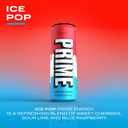 PRIME Energy ICE POP | Zero Sugar Energy Drink | Preworkout Energy | 200mg Caffeine with 355mg of Electrolytes and Coconut Water for Hydration| Vegan | Gluten Free |12 Fluid Ounce | 12 Pack