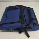 2pcs Stadium Seat for Bleachers with Back SupportPortable Bleacher Chairs with Back and CushionIncludes Shoulder Strap and Cup Holder (Navy,2 Pack)