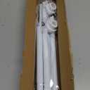 1Pack White Tension Curtain Rods 31 to 76 Inch Small Curtain Rods No Drilling Short Tension Rod Adjustable Spring Rod for Windows Door Closet Pressure Rod