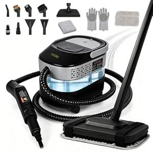 Steam Cleaner, Detachable Handheld & Mop Combo, 15s Fast Heat, 1600ML Tank