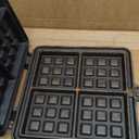 Sircles Cast Iron Waffle Maker - Makes 4 Square Belgian Waffles - Non Electric - Heavy Duty - Belgian Waffle Maker - 8.5 inch Square Waffles - E-book recipes