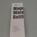 Insulated Magnetic Water Bottle - Reusable Stainless Steel Bottle with MagSafe Compatible Phone Holder -Keeps Cold for 24 Hours - Perfect for Gym, Sports, and Travel- Navy Blue 24oz