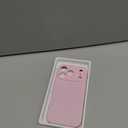oakxco for iPhone 17 Pro Max Phone Case Liquid Silicone, Cute Thin Slim Grip Soft Rubber Gel for Women Men, Smooth Matte TPU Plain Solid Color Girly Simple Case with Camera Cover, Light Pink