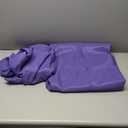 Polyester 132" Round Tablecloth Purple - Seamless Chic Table Cover