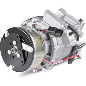 AC Compressor - A/C Compressor Compatible with Honda Civic 2006-2011, 1.8L - Replaces 38810RRBA01, 38800-RNA-A010-M, 38800-RNB-A02, 38800RNAA010M2, 38800RNAA01 - Air Conditioning Compressor