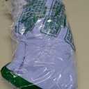 PRETTYGARDEN Women's Summer Floral Sundress Casual One Shoulder Tiered Ruffle Flowy Midi Beach Boho Dresses (Swiss Dot Blue, Medium)