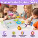 ROOCHKD Paper Flower Science Kit, Paper Flower Crafts for Kids, Color Changing Flowers Bouquets DIY Arts & Crafts Set, Class Rewards Birthday Party Favors Gifts for Ages 6 7 8 9 10 Girls & Boys