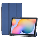 ProCase Cover for Galaxy Tab S6 Lite 10.4 Case 2024 2022 2020 with S Pen Holder(SM-P620/P625/P613/P619/P615/P610), Trifold Stand Folio Soft TPU Translucent Back Cover Support Auto Wake/Sleep -SkyBlue