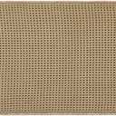 TYUU Waffle Bath Mat, Boho Bathroom Rugs Non Slip Washable Super Absorbent Quick Dry Farmhouse Bathroom Decor, 48"x24" / 4'x2' Khaki