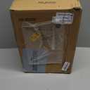 MOPALL 2 Pack Bathroom Trash Can with Lid, 3.6Gal + 2.4Gal Garbage Can with Pop-Up Lid, Small Trash Can Dog Proof, Slim Trash Bin Waste Basket for Toilet, Office, Bedroom, Living Room, Kitchen (White)