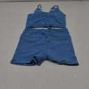 Swmmer Liket High Waisted Bikini Sets for Women Boy-Shorts Swimsuits Tankini Bathing Suit Blue Black Striped t (X-Large)