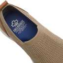 DECARSDZ Men's Loafers Casual Slip On Shoes Knit Mesh Fabric Shoe C021 (12 Wide, Beige)