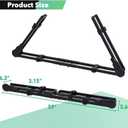 Roof Bike Rack Mount Upright Rooftop Bike Rack with Two Arms 1 Bike Carrier Car Roof Bicycle for Car SUV Only Suitable for Removable Crossbars
