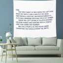 Macide Funny Boutique Tapestry Jersey Shore Letter to Sammi Wall Hanging Jersey Shore Party Decorations for Living Room Bedroom Dorm Home Decor (59.1 x 51.2 in)