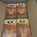 Liliful 8 Pcs LED Portable Cordless Table Lamp Touch Battery Operated Rechargeable Gold Desk Lamp 3 Color Dimmable for Bedroom Living Room Dining (Gold,Rose Style)