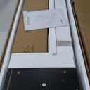 Redkey TV-Stand with Mount - Modern TV Stand with 2AC Outlets - Television Stands with RGB Led Light for 75 Inch TVs - Double Cabinet - 40°Adjustable Amplitude - Black