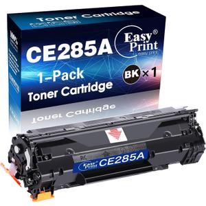 EASY PRINT EASY PRINT Compatible Toner Cartridge Replacement for HP 85A CE285A, Black, 1 Pack