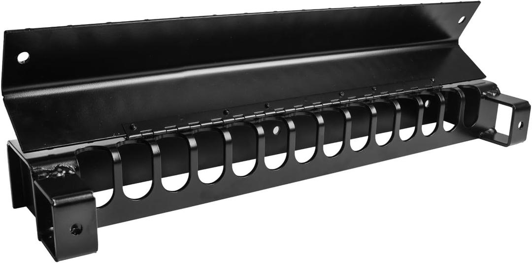 Products 24" Trailer Chain Holder with Aluminium Metal - 1Pack | Heavy Duty Trailer Cab Rack Chain Hanger for Load Binder - Holds up to 14 Chains or Binders