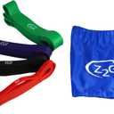 Z2G Exercise Power Band Set – 4 Heavy-Duty Resistance Bands (Light to X-Heavy) with Travel Bag – Strength & Mobility Training for Women, Men & Youth